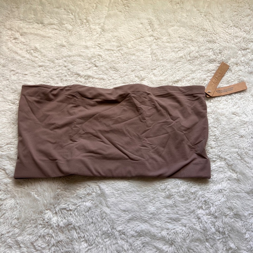 SKIMS Womens' Fits Everybody Bandeau Bra Umber Brown BR-BND-2026 Size 3X NWT